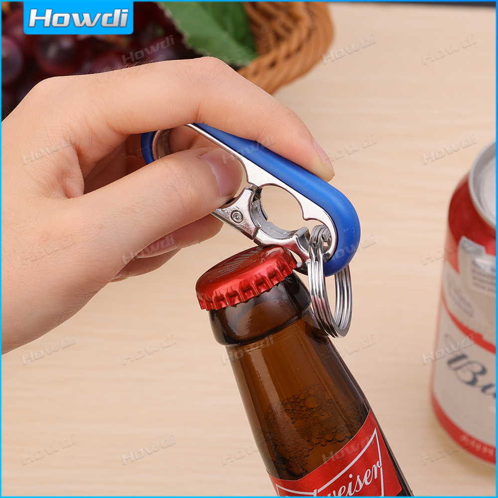 Móc Khóa Kim Loại Kiêm Đồ Khui Nắp Chai Đa Năng Sáng Tạo Cho Nam