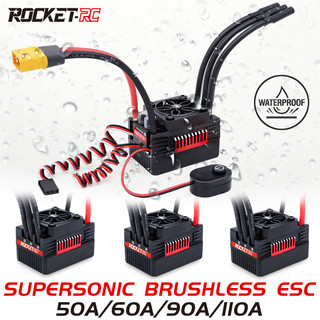 Surpass hobby esc Động Cơ Không Chổi Than v2 supersonic 50a 60a 90a 110a Không Chổi Than Chống Thấm Nước