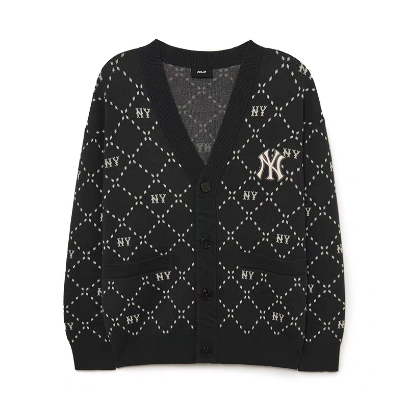 MLB ❤❤ Áo KhoáC cardigan Cổ Chữ v Thêu Chữ ny