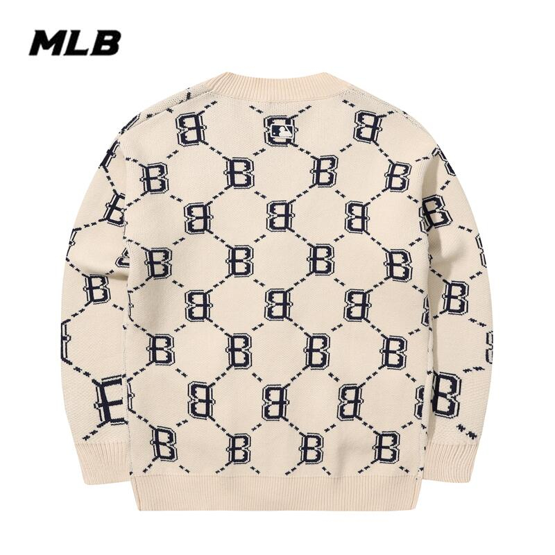 MLB ❤❤ Áo KhoáC cardigan Cổ Chữ v Thêu Chữ ny