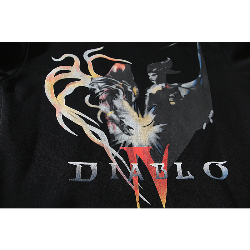 Áo hoodie Ngoại Cỡ Đính Đinh Tán Tia Chớp Thời Trang Đường Phố Cho Nam Và Nữ