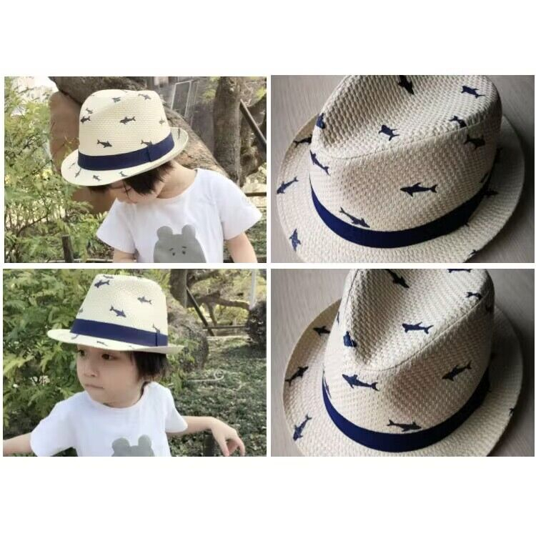 Mũ Cói Chống Nắng Thoáng Khí Thời Trang Bốn Mùa Cho Bé