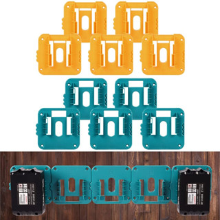 Bộ 5 Pin Gắn Giá Đỡ Cho Makita/Milwaukee/Dewalt 18V Pin Li-ion Đế Giá Treo Tường Pin Chân Đế