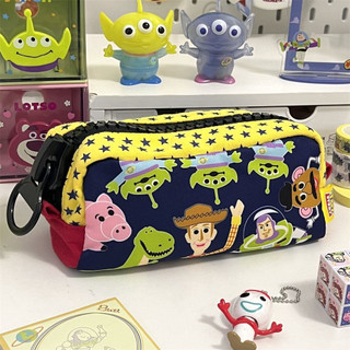 Túi Đựng Bút Chì / Mỹ Phẩm Cỡ Lớn In Hoạt Hình toy story Phối Khóa Kéo Chuyên Dùng