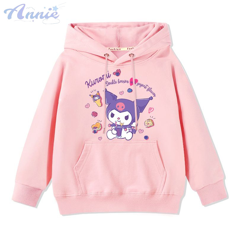 Annie Áo Hoodie Bằng Lông Cừu Họa Tiết Melody Kulomi Dễ Thương Dành Cho Bé Gái