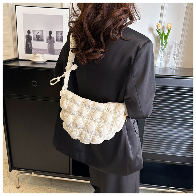 Túi Đeo Chéo Vai Hình Đám Mây Nhỏ Nhắn Thời Trang Hàn Quốc Cho Nữ