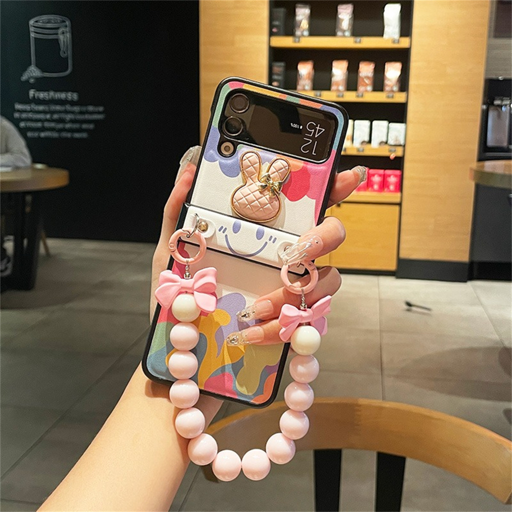 Ốp Điện Thoại Hình Thỏ 3d Cho samsung galaxy z flip z flip 3 z flip 3 4 5g