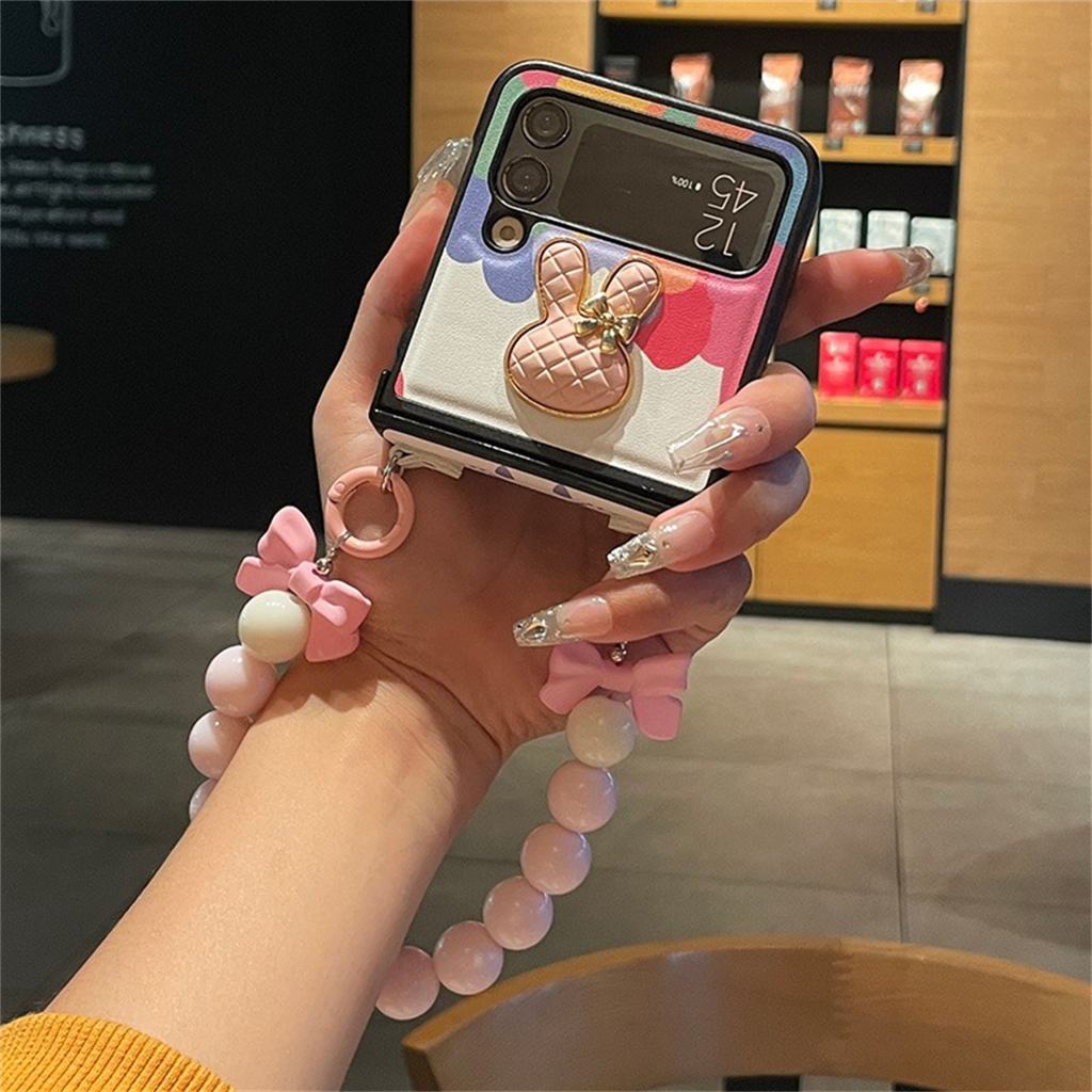 Ốp Điện Thoại Hình Thỏ 3d Cho samsung galaxy z flip z flip 3 z flip 3 4 5g