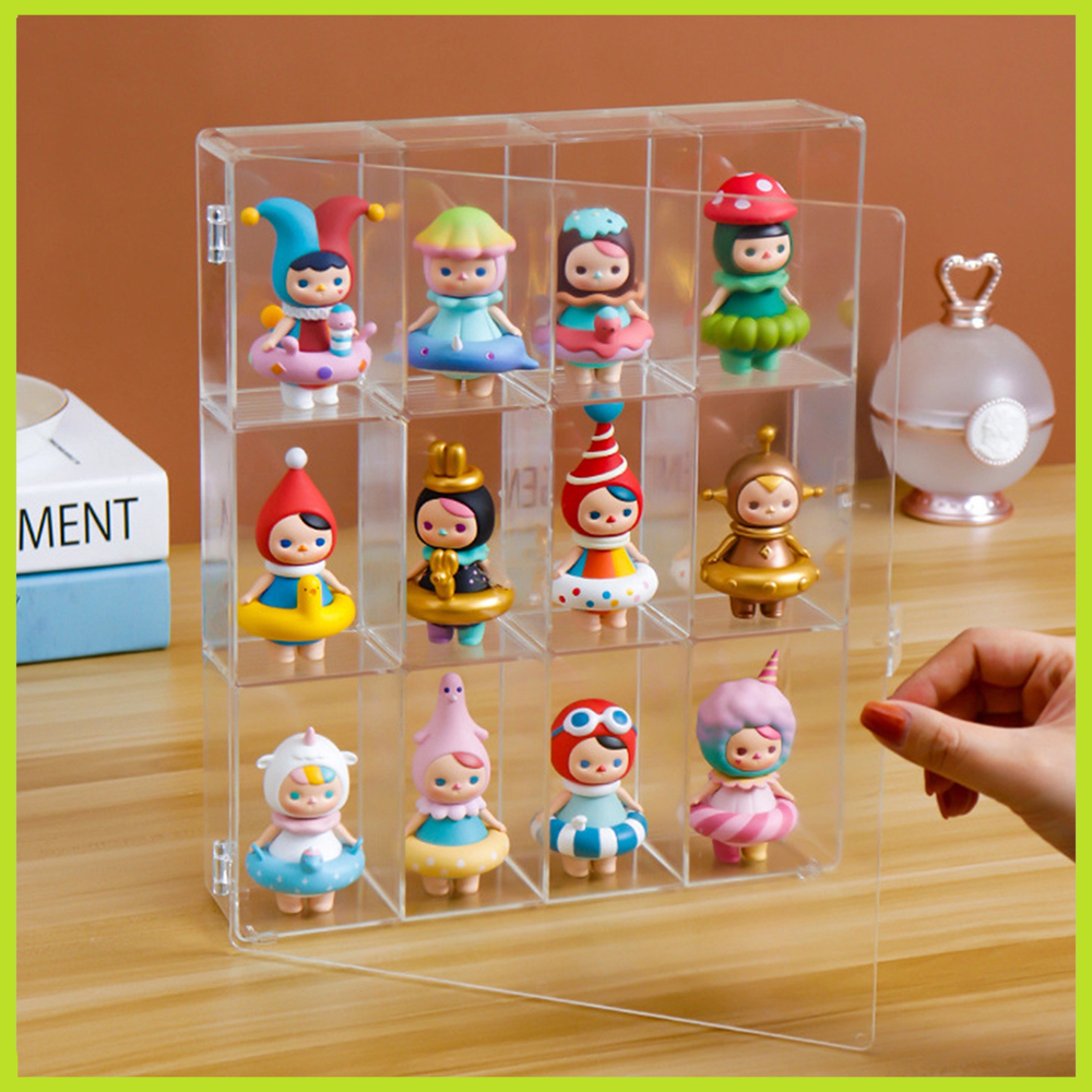 The Snuggery Hình Tủ Trưng Bày Búp Bê Trong Suốt Thời Trang Khóa Bắt Giá Đỡ Đứng Dành Cho Những Người Yêu Thích Anime