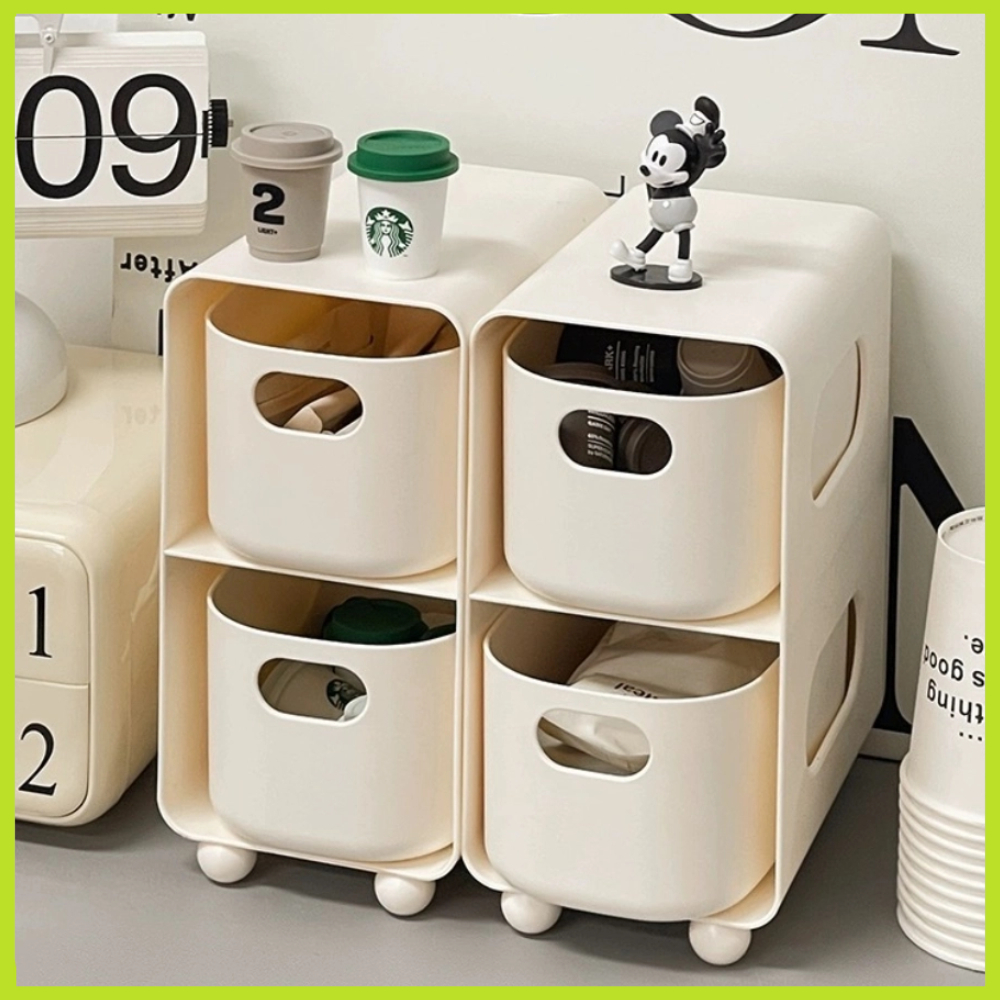 The Snuggery Máy Tính Để Bàn Ngăn Kéo Tổ Chức Tầng Đa Năng Công Suất Lớn Hộp Bảo Quản Cho Gia Đình Ký Túc Xá Văn Phòng