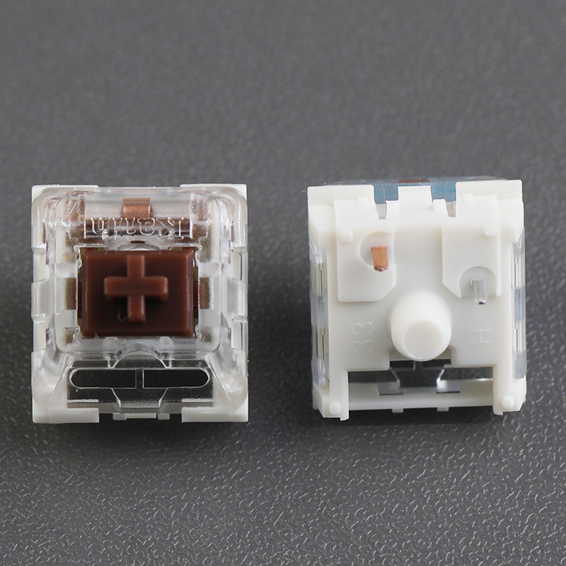 Set 10 Công Tắc smd 3pin Màu Nâu / Xanh Dương Cho Bàn Phím Cơ Chơi Game