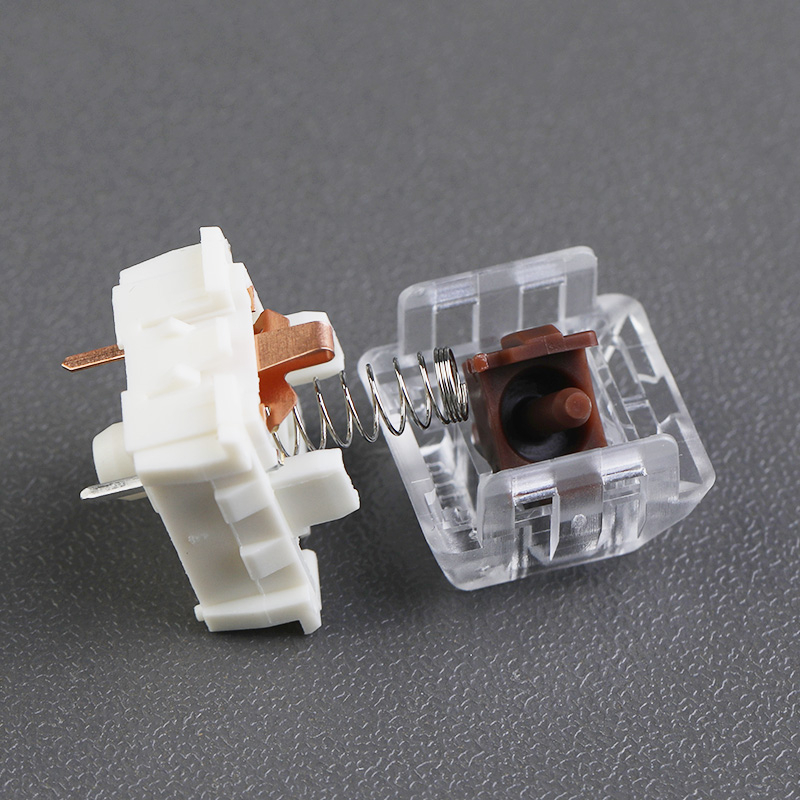 Set 10 Công Tắc smd 3pin Màu Nâu / Xanh Dương Cho Bàn Phím Cơ Chơi Game