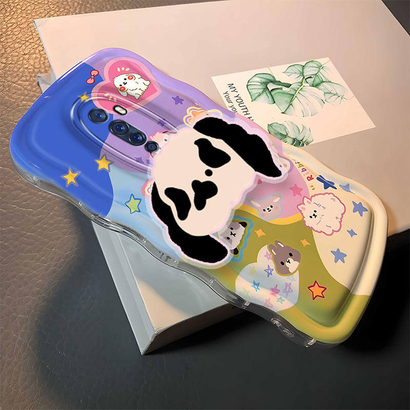 Ốp Điện Thoại Silicon Chống Rơi Hình Động Vật Cho oppo reno2f 2z oppo reno2 reno3 reno5 reno6 reno7