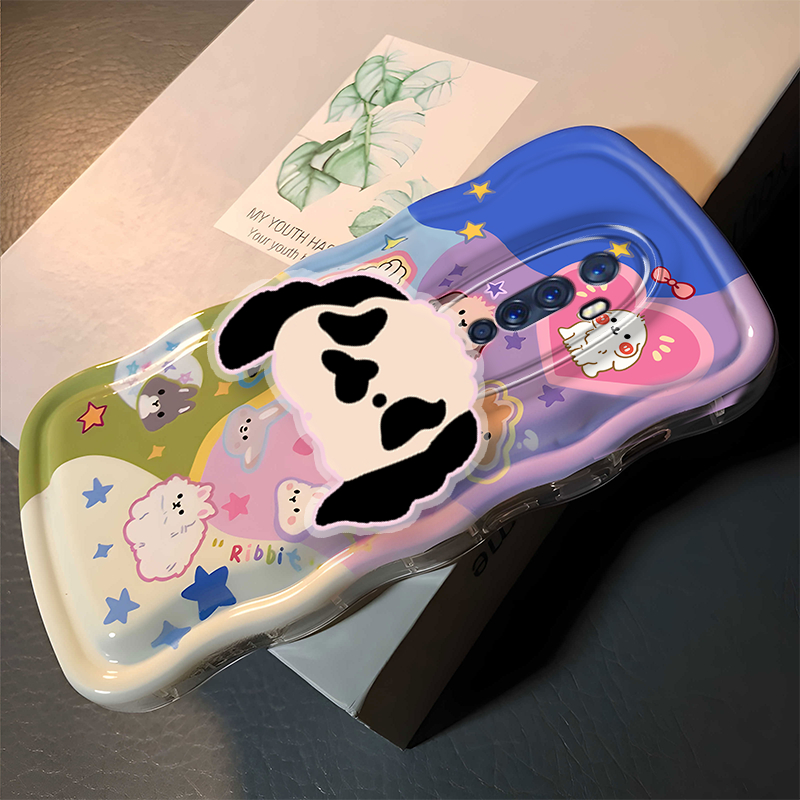 Ốp Điện Thoại Silicon Chống Rơi Hình Động Vật Cho oppo reno2f 2z oppo reno2 reno3 reno5 reno6 reno7