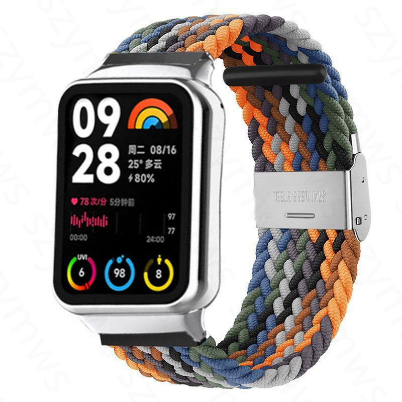 Dây Đeo nylon Bện Thay Thế Cho Đồng Hồ Thông Minh xiaomi mi band 8 pro / 8 pro