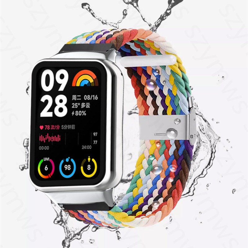 Dây Đeo nylon Bện Thay Thế Cho Đồng Hồ Thông Minh xiaomi mi band 8 pro / 8 pro