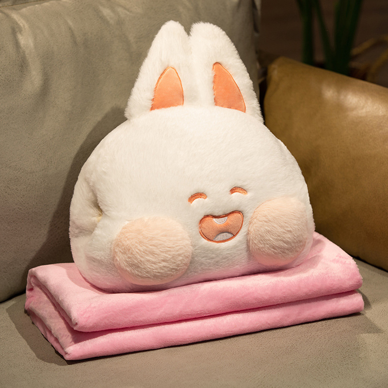 Chăn Gối Văn Phòng - Gối ngủ văn phòng kèm chăn Bông Mềm Mại Hình Thú Dễ Thương Giữ Ấm Mang Đi Du Lịch