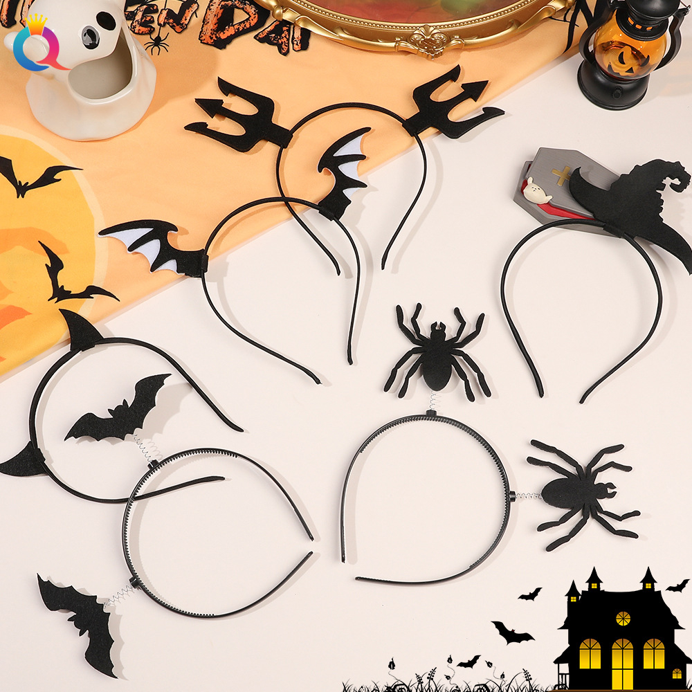 Kẹp Tóc Hình Đầu Lâu Hóa Trang halloween Dễ Thương