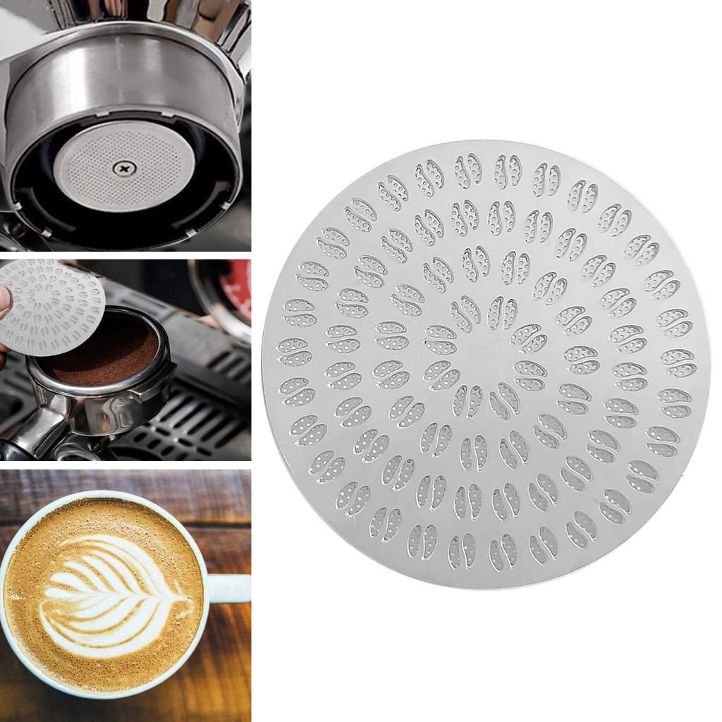 Shamjina Có Thể Tái Sử Dụng Lọc Cà Phê Màn Hình 51/53/58mm Lưới Chịu Nhiệt Portafilter Barista Làm Cà Phê Puck Màn Hình cho Espresso