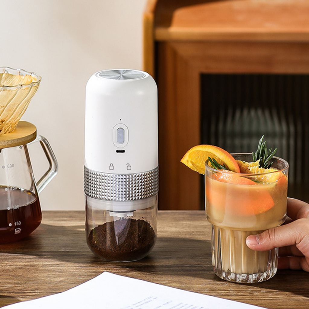 Máy xay cà phê SHAMJINA có cọ làm sạch tiện dụng khi du lịch