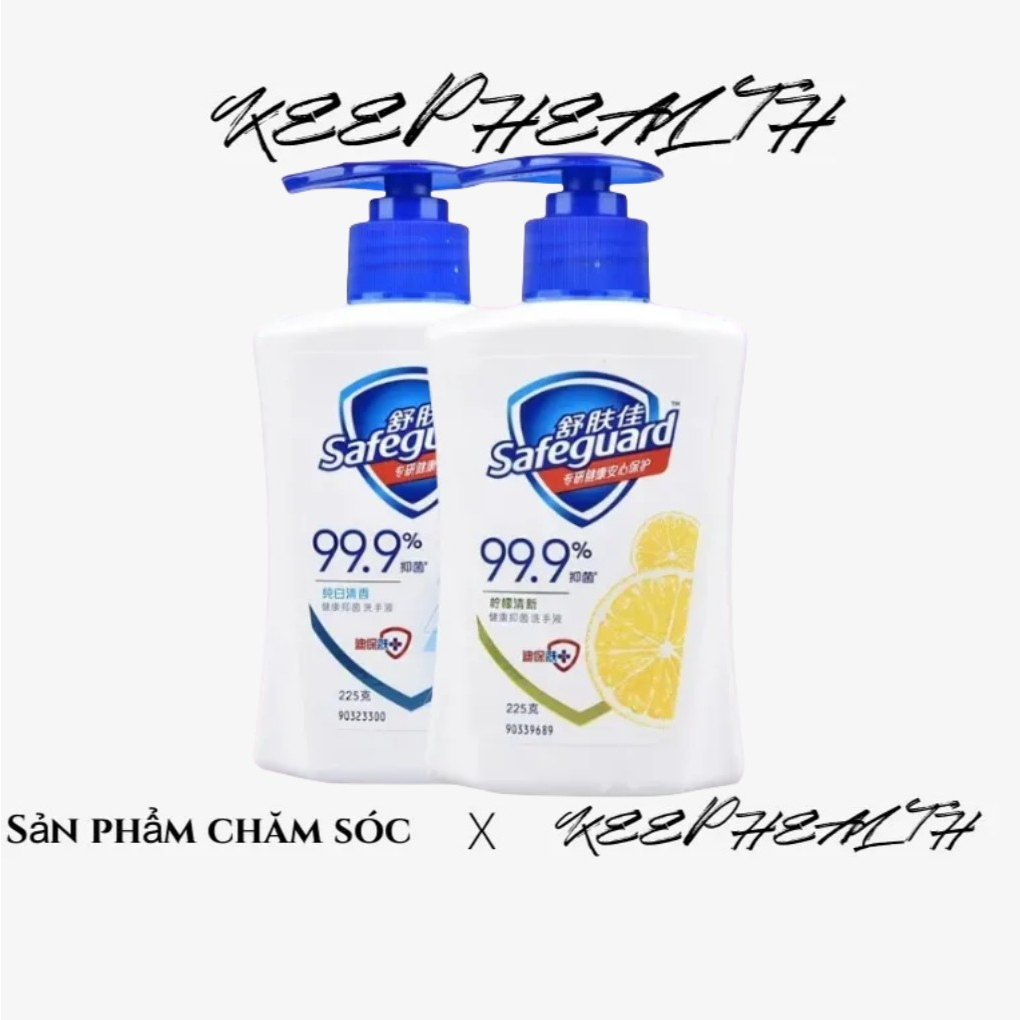 Nước Rửa Tay Khử Trùng Hương Chanh Nguyên Chất 225ml