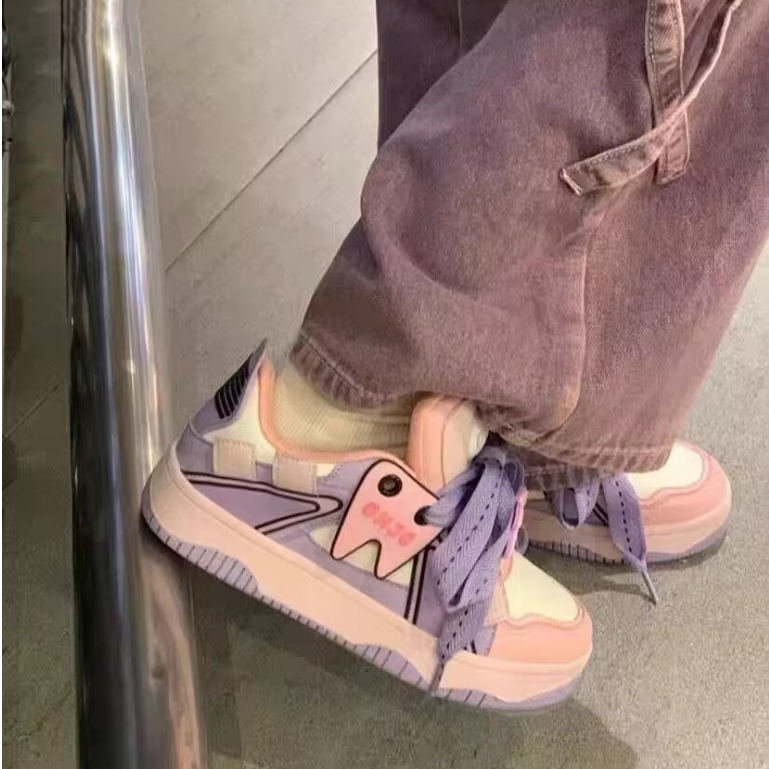 One more shoes⭐Giày Thể Thao Bánh Mì dopamine kurome Màu Sắc Thời Trang Cho Nữ