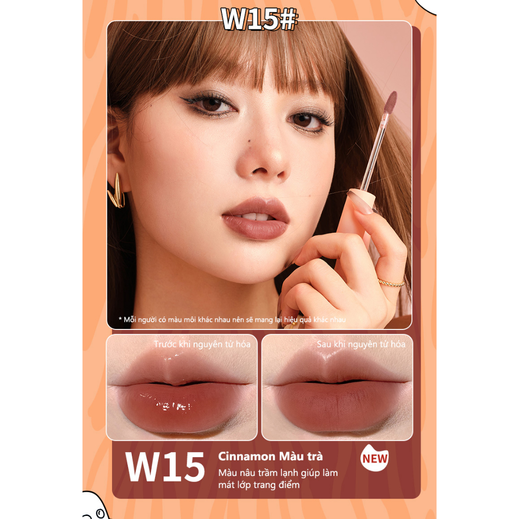 Son Môi UKISS Chống Thấm Nước Lâu Trôi Không Phai Và Không Dính Thành Cốc
