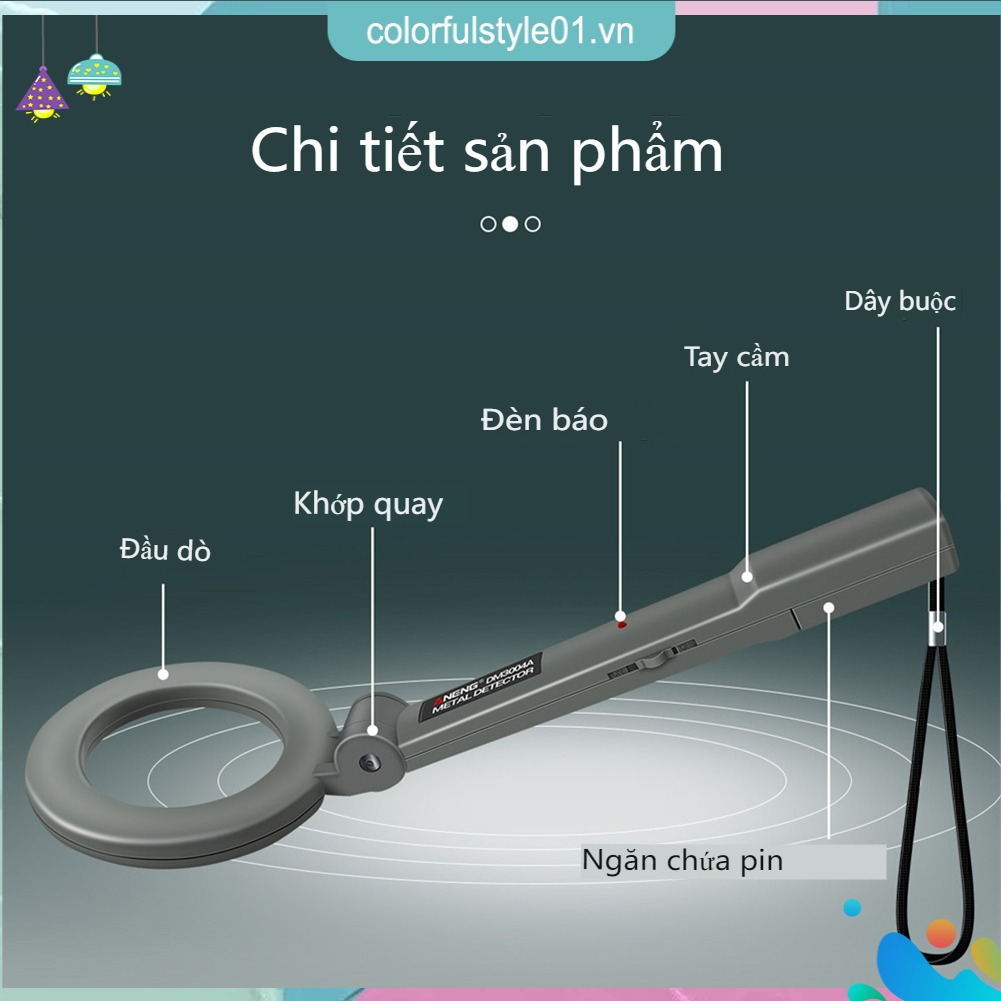 Máy Quét Kim Loại Cầm Tay dm3004a Độ Nhạy Cao