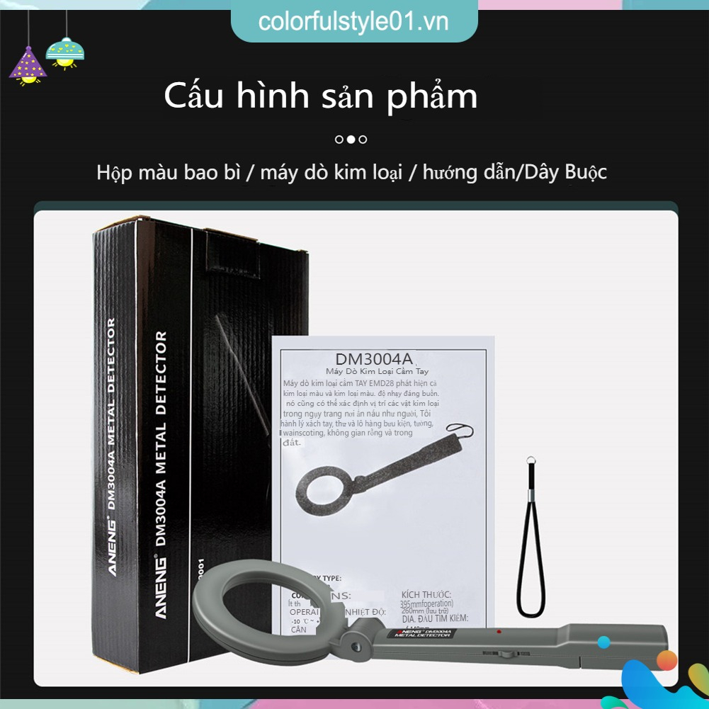 Máy Quét Kim Loại Cầm Tay dm3004a Độ Nhạy Cao
