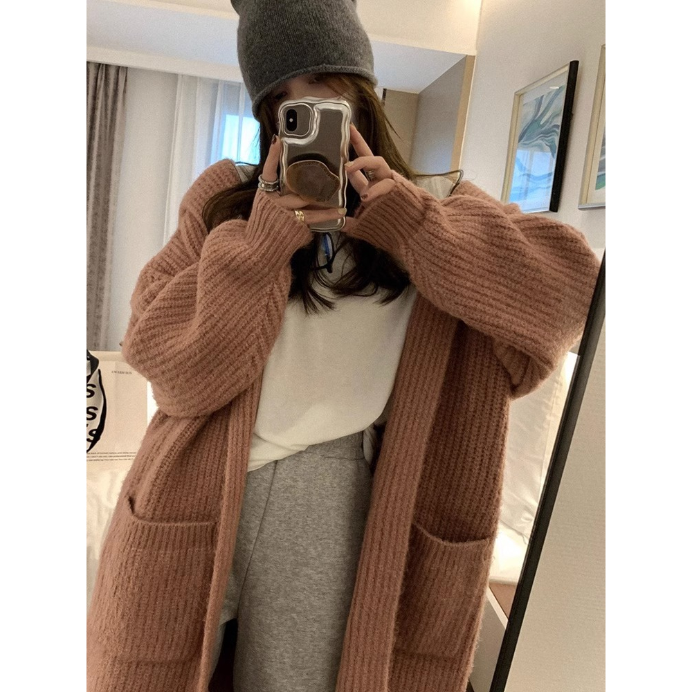 RANMO Áo Len áo khoác cardigan Popular phổ biến Trendy Dễ thương A91K7BG 38Z230919