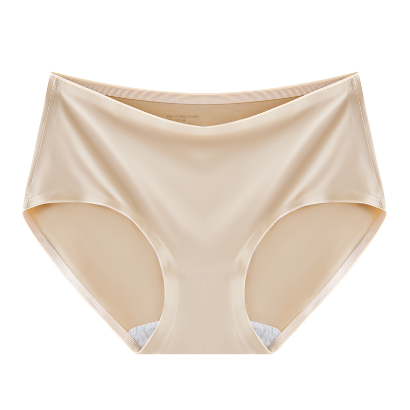 Quần lót AOWEINISI lụa nữ tính đơn giản và thoải mái cao cấp