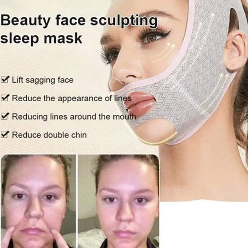 Mặt Nạ Nâng Cơ Mặt Tạo Cằm Chữ v Thoáng Khí