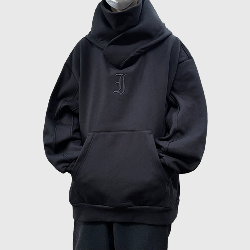 Mới Áo hoodie cotton Cổ Cao áo hoodie nữ Dáng Rộng áo hoodie nam Thời Trang retro Mỹ Chất Lượng Cao áo hoodie bigsize Nam Nữ