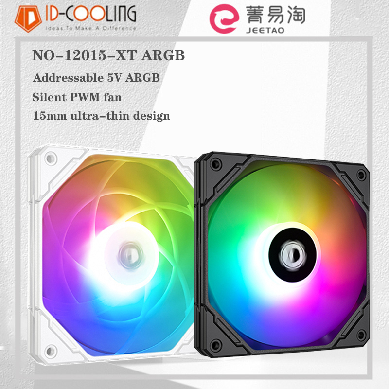 ID-COOLING NO-12015-XT ARGB Case Fan Addressable RGB Case Fan 5V ARGB CPU Cooling Fan MB Aura Sync 1