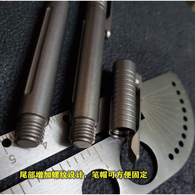 Bút Ký Tên mini Bằng Hợp Kim Titan 00418 Kèm Kẹp Lưng Tiện Dụng