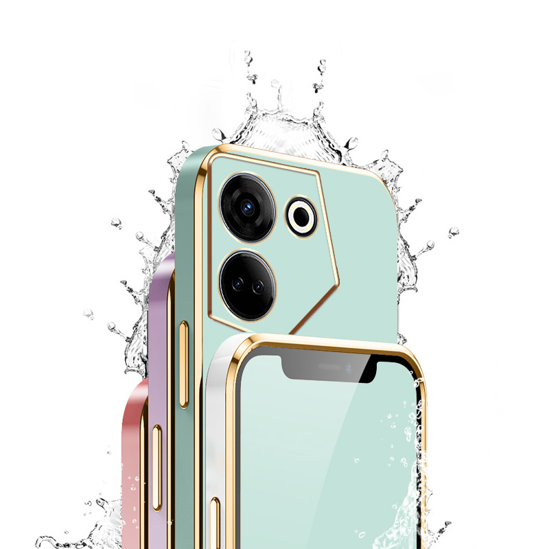 Ôp Điện Thoại Dẻo Vuông Viền Thẳng Kèm Dây Đeo Sang Trọng Cho tecno Camo camon 20 pro 4g 5g tecno ck6 ck6n ck7n ck8n Ốp