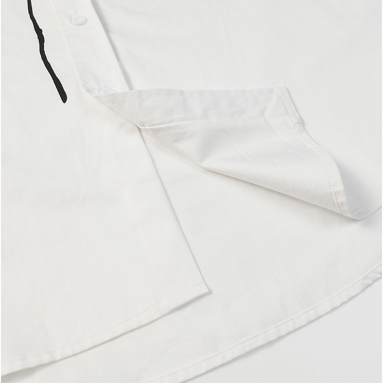 Áo Sơ Mi Tay Dài In Hình Ảnh Thiết Kế Sáng Tạo Phong Cách Đường Phố unisex