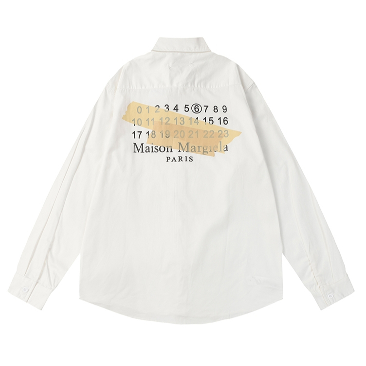 Áo Sơ Mi Tay Dài Thêu Chữ Phong Cách Đường Phố Cổ Điển Thời Trang Cho Nam Và Nữ