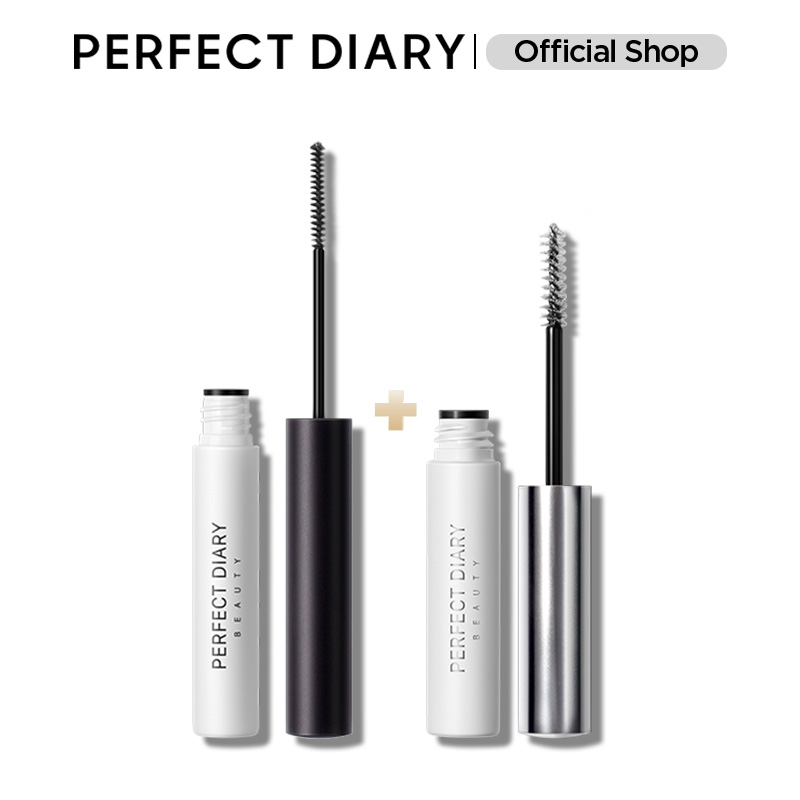 Bộ mascara kèm kem lót lông mi Perfect Diary chuốt dài lông mi lâu trôi