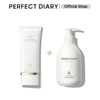 Set of Kem chống nắng 60ml + Sữa rửa mặt Perfect Diary Axit amin 200ml