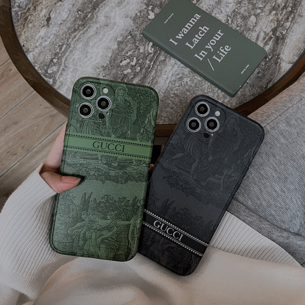 Ốp Điện Thoại imd Mềm Họa Tiết gucci1 Cho iphone 15 14 13 12 mini 11 pro max 6 / 6s 7 / 8plus se2 x / xs xr xsmax #HG6234