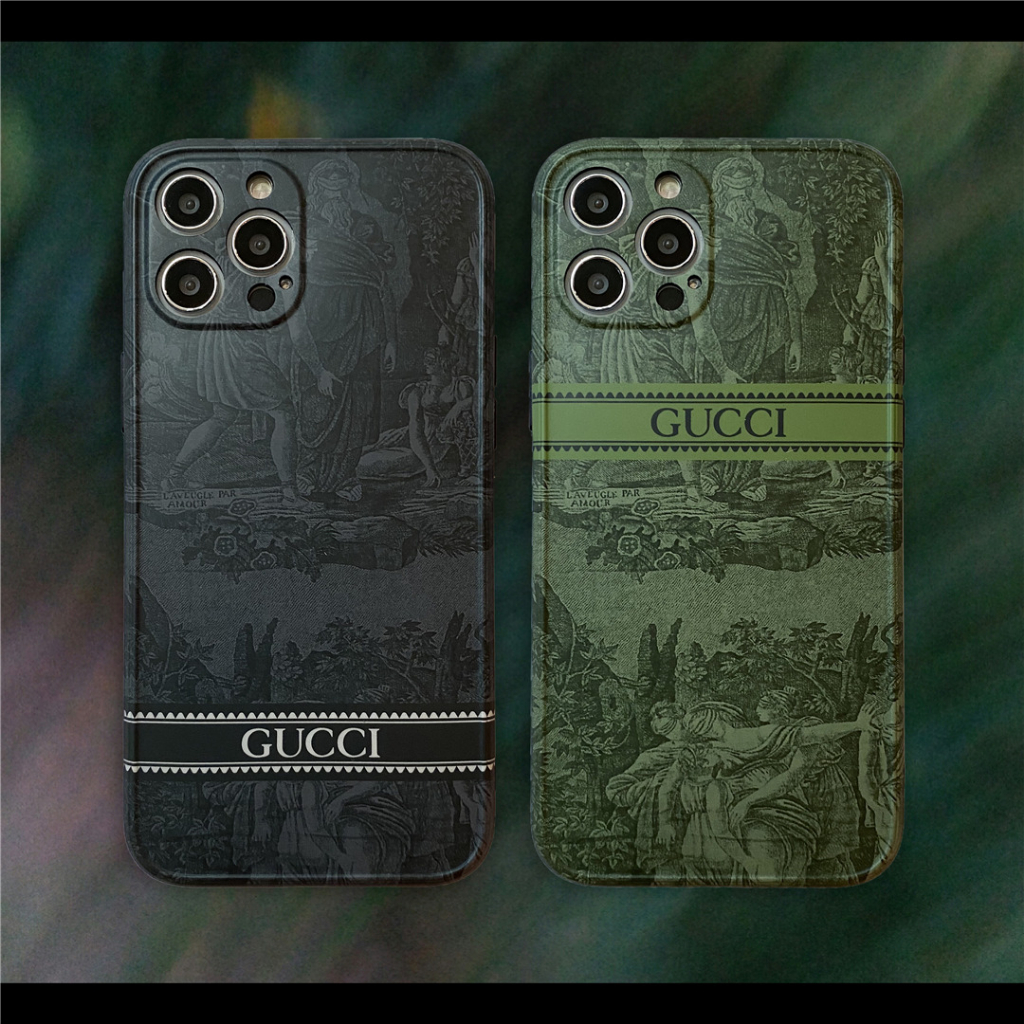 Ốp Điện Thoại imd Mềm Họa Tiết gucci1 Cho iphone 15 14 13 12 mini 11 pro max 6 / 6s 7 / 8plus se2 x / xs xr xsmax #HG6234