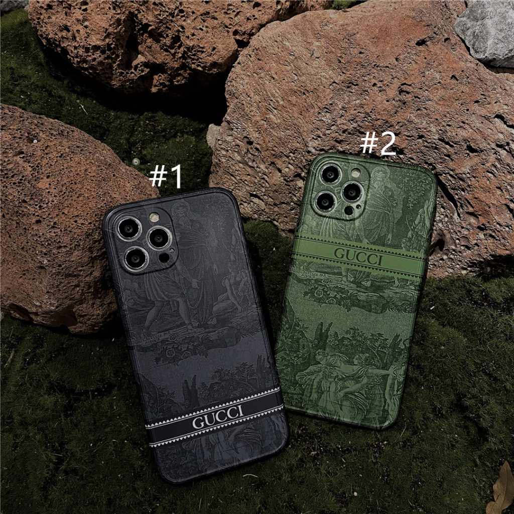 Ốp Điện Thoại imd Mềm Họa Tiết gucci1 Cho iphone 15 14 13 12 mini 11 pro max 6 / 6s 7 / 8plus se2 x / xs xr xsmax #HG6234