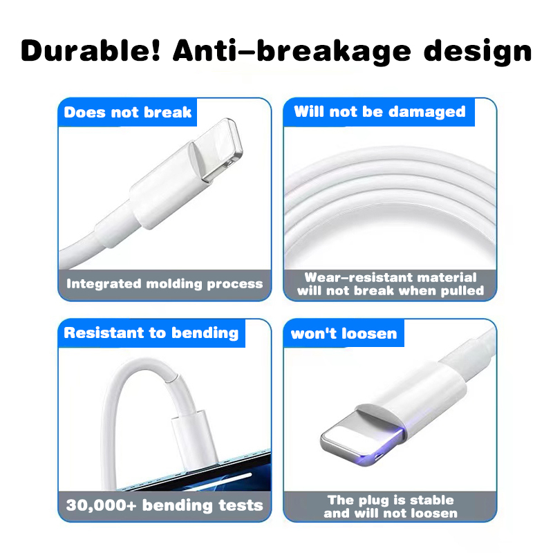 Phù Hợp Dây Cáp Sạc Nhanh 1m1.5m2m Cho apple ipad