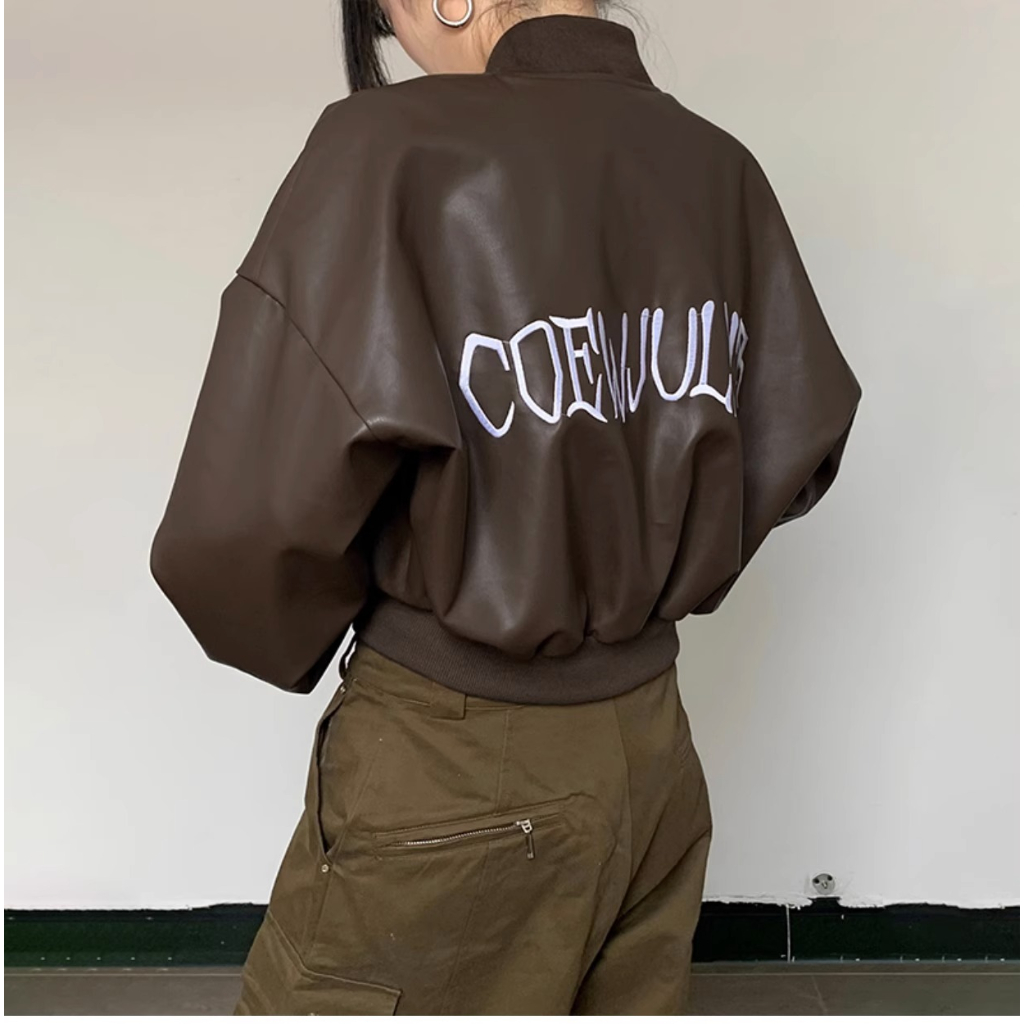 Áo Khoác Bóng Chày Dài Tay Phong Cách retro Thời Trang Cho Nữ