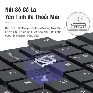 Bàn Phím Chuột Không Dây YAQING Bluetooth Cho IOS Android Windows