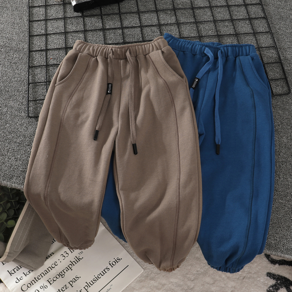 Quần Dài Thể Thao cotton Mùa Thu Và Mùa Đông Mới Dành Cho Bé Trai