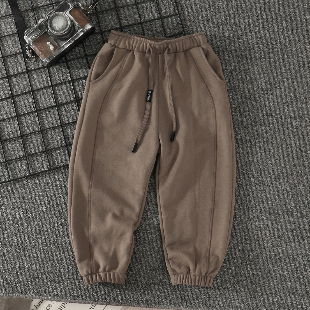 Quần Dài Thể Thao cotton Mùa Thu Và Mùa Đông Mới Dành Cho Bé Trai
