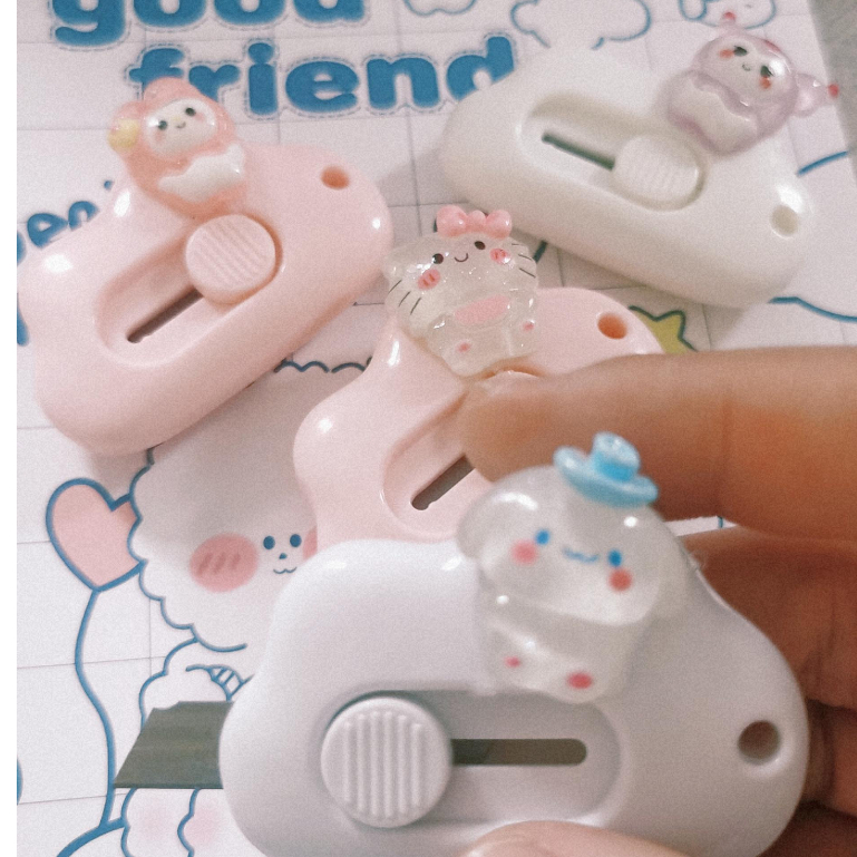 Dao Cắt Giấy Mini Hình Đám Mây Sanrio Dễ Thương