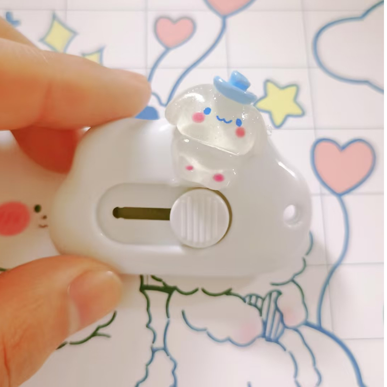 Dao Cắt Giấy Mini Hình Đám Mây Sanrio Dễ Thương